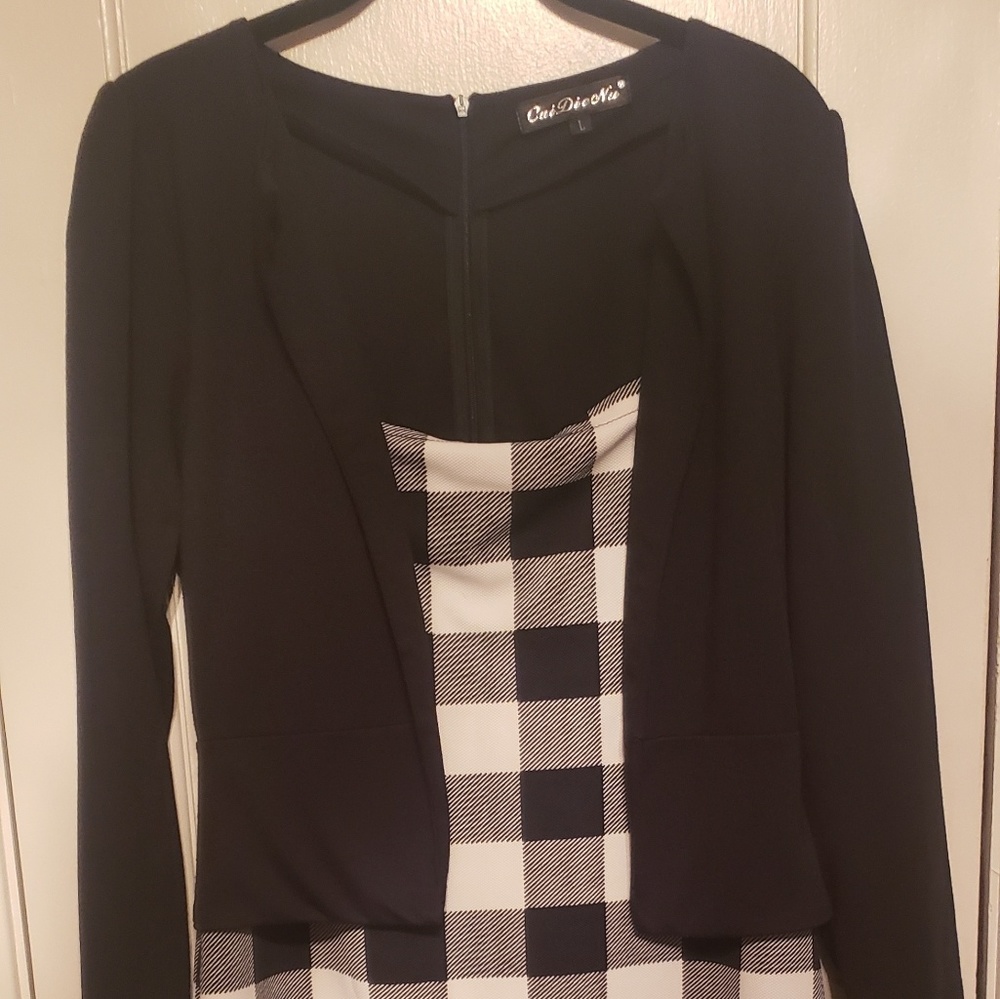 All in one dress/blazer
